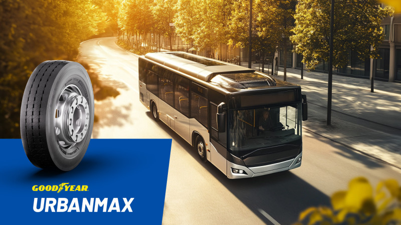 Goodyear lanza el neumático Urbanmax para autobuses urbanos